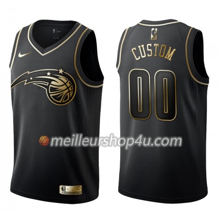 Maillot Basket Homme Orlando Magic Personnalisé Nike Noir Gold Edition Swingman